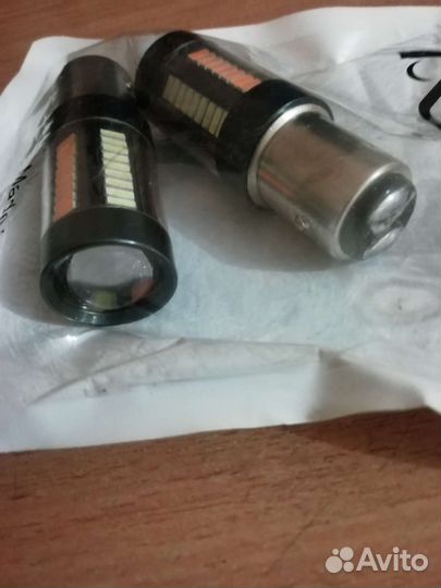 Лампы двухцветные белого жёлтого цвета светодиод