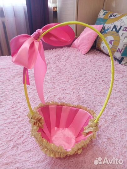 Корзинка для конфет на свадьбу