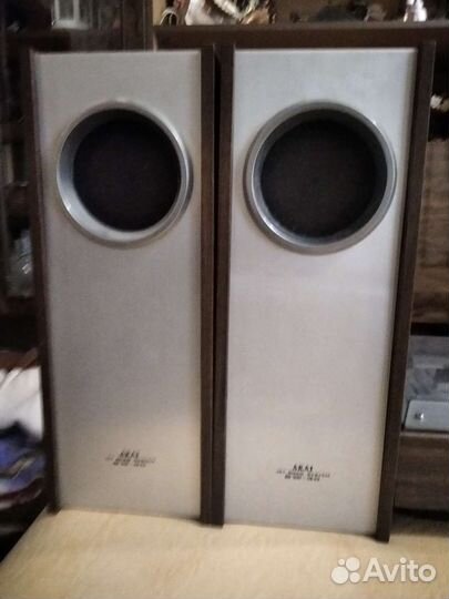 Винтаж.Кассетная дека akai GXC-39,колонки