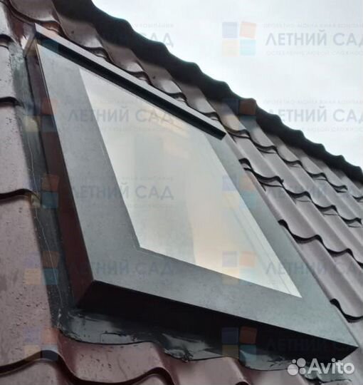 Мансардное окно из профиля Rehau 550x700 мм (шхв)