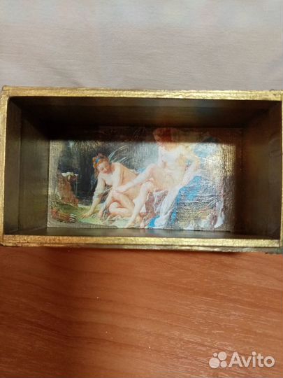 Шкатулка-ларец в старинном стиле