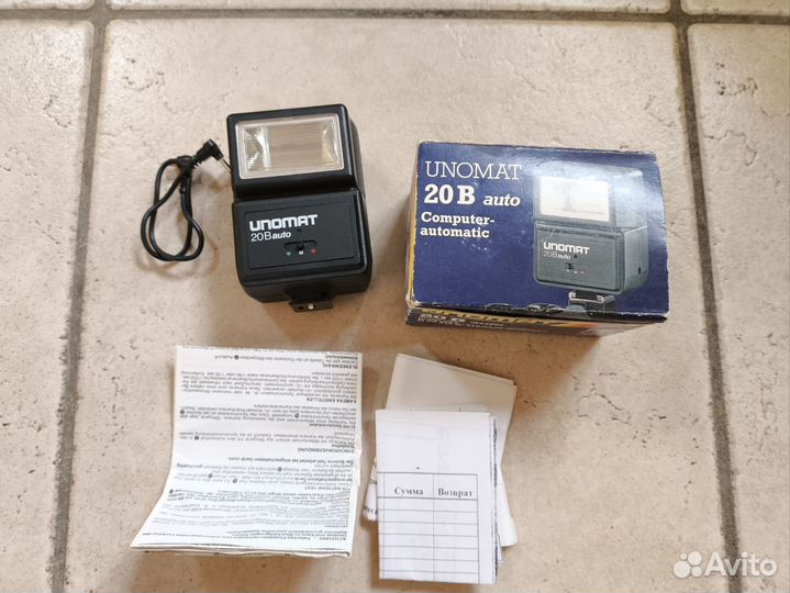 Фотовспышка unomat 20b