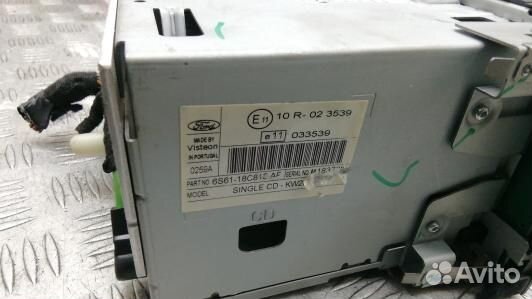 Магнитола ford C-MAX 1 (GEA27I401)