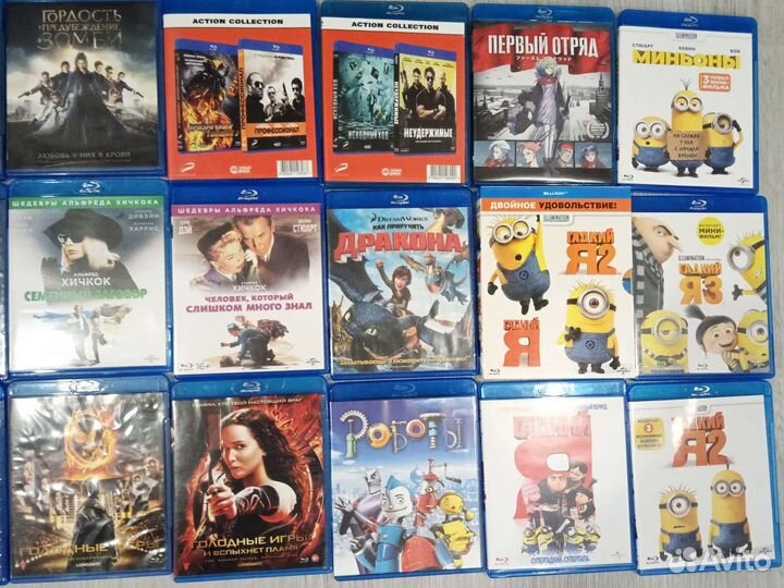 Blu-ray диски лицензия импорт