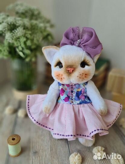 Мягкая игрушка. Солнечный котик