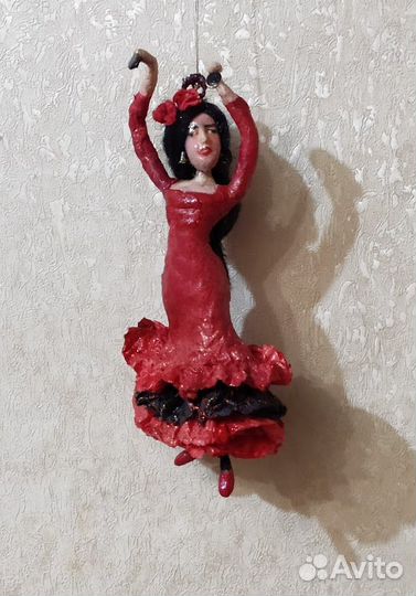 Ватная игрушка Испанка