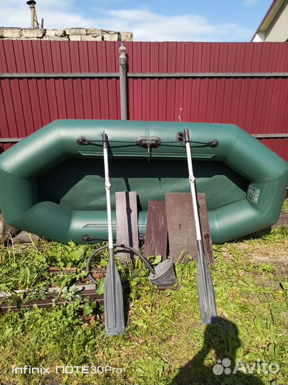 Надувная лодка пвх двухместная бу