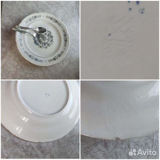 Посуда СССР фарфор керамика фаянс тарелка кружка