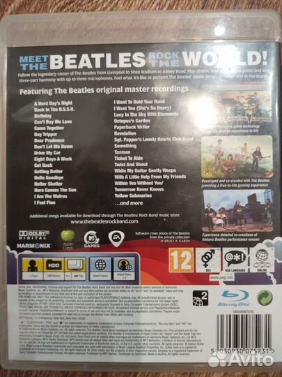 Rock band ps3 the beatles плюс гитара
