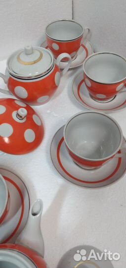 Чайный сервиз Горох СССР новый, салатники новое