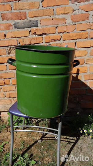 Кастрюля эмалированная 30 литров СССР