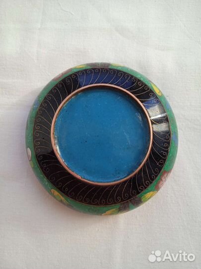 Пепельница эмаль ретро