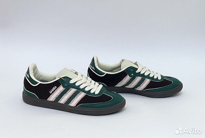 Кроссовки Adidas Samba x Notitle Brown Green