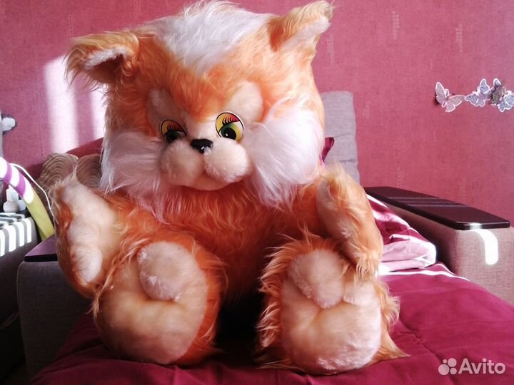 Большая мягкая игрушка кот