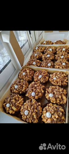 Орешки со сгущенкой, муравейник