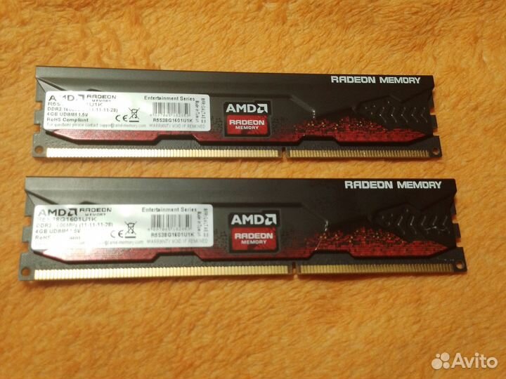 Оперативная память ddr3 8 gb 1600 для пк