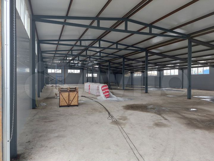 Теплый склад, производство от 650 м² до 1300 м²