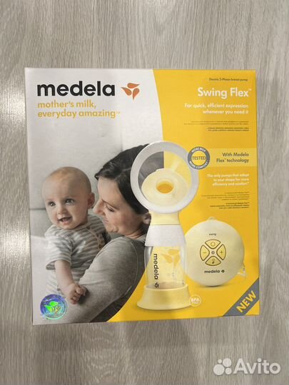 Молокоотсос medela электрический swing flex