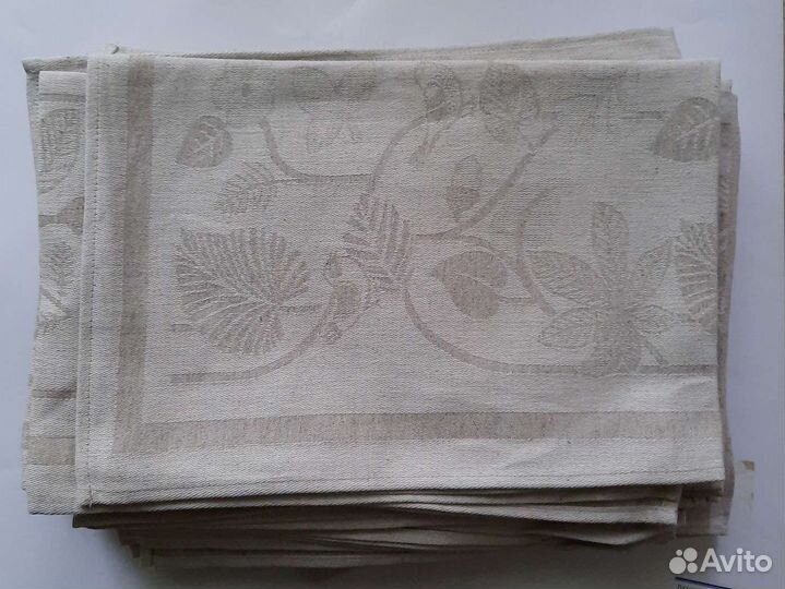 Полотенца кухонные новые лен поштучно