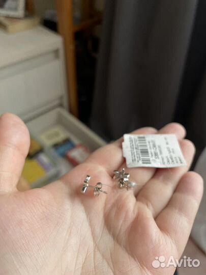 Серебряные серьги