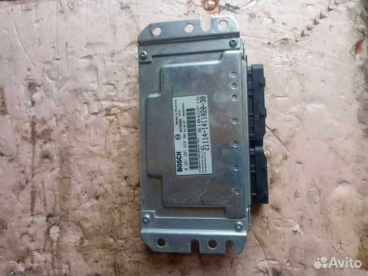 Эбу Блок Управления Двигателем ваз 2114 2110 1.6л