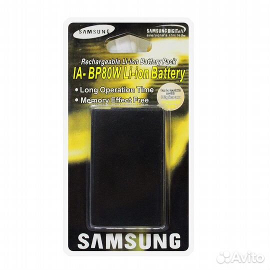 Аккумулятор IA-BP80W (SLB-dpbdw) для камер Samsung