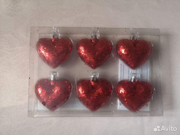 Новый набор елочных игрушек IKEA, 2 шт