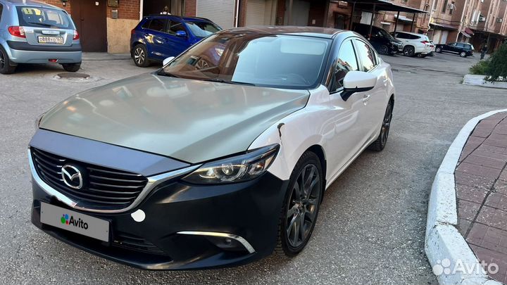 Mazda 6 2.0 AT, 2018, битый, 98 000 км