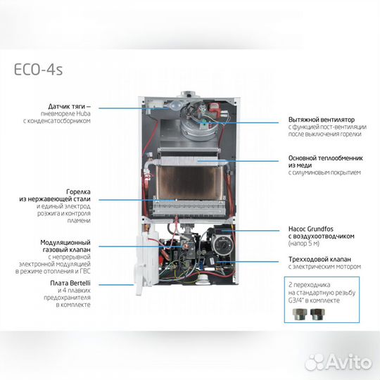 Газовый котел Baxi ECO 4S