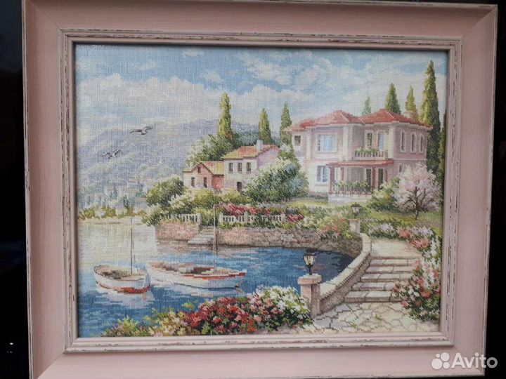 Картина вышитая крестом