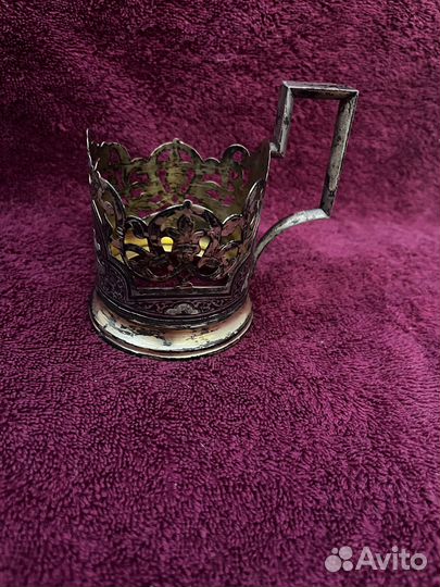 Подстаканник серебряный