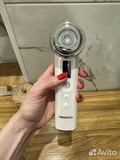 Массажер yamaguchi 6 в 1 для лица RF ems