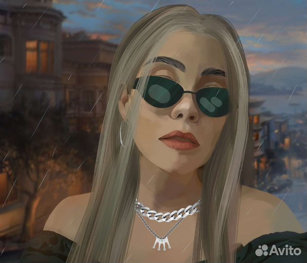 Цифровой портрет по фотографии