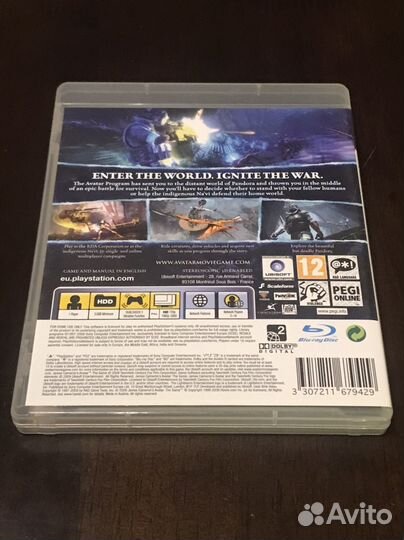 Игра PS3 Аватар Avatar финская