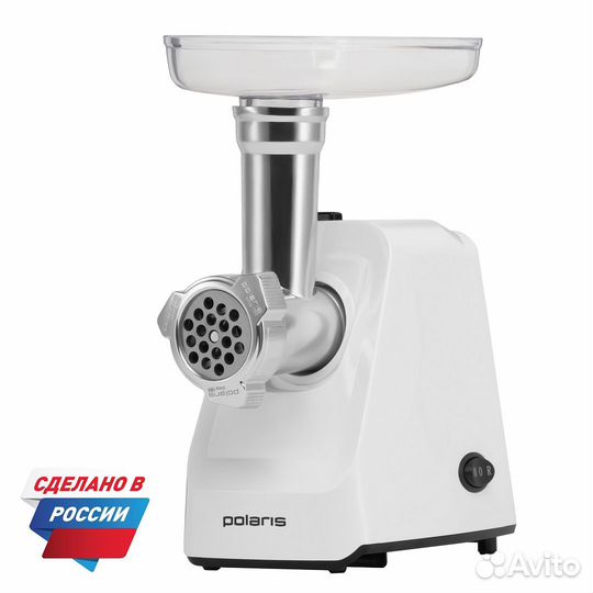 Мясорубка Polaris PMG 1852 RUS, белый