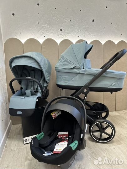 Коляска 3 в 1 cybex balios s lux