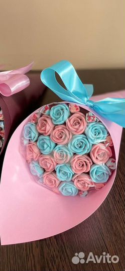 Шоколадные розы микс