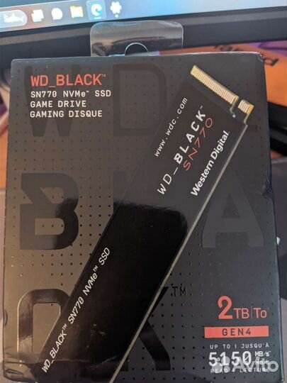 SSD WD black sn770 2tb