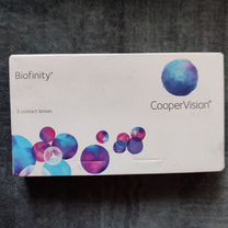 Линзы контактные Biofinity -4, 25, 3шт