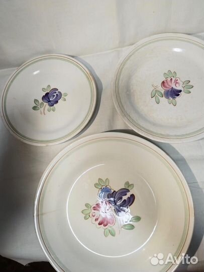 Тарелка зик конаково фарфор 1962-1974 гг