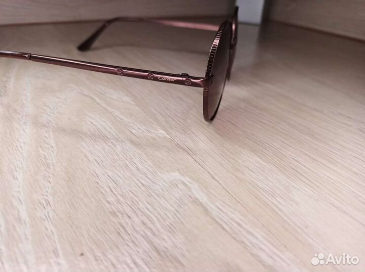 Очки солнцезащитные UV Cartier 8306 коричневый NEW