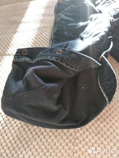 Комбинезон джинсовый 80р