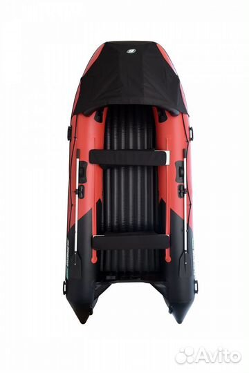 Лодка пвх Нднд Gladiator E420 Pro красно черная