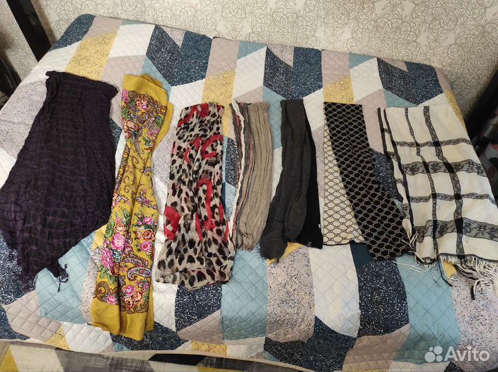 Шарфы и палантины 7 штук