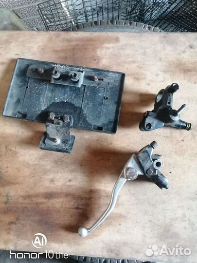 Ручки на Кавасаки зефир и рамка под номер