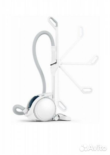 Пылесос Tefal IQ7767EA, белый/голубой