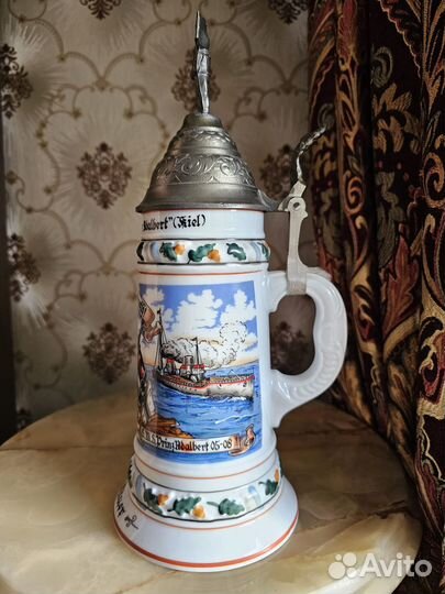 Кружка резервиста крейсер SMS Prinz Adalbert. Лито