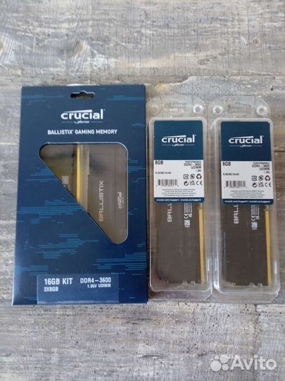 Crucial ballistix ddr4 3600 32гб (4x8)