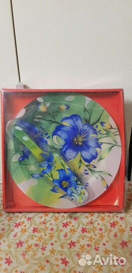 Тарелка для торта с лопаткой