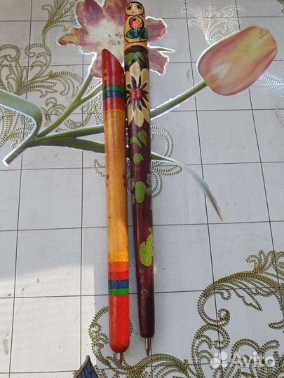 Деревянные шариковые ручки, СССР